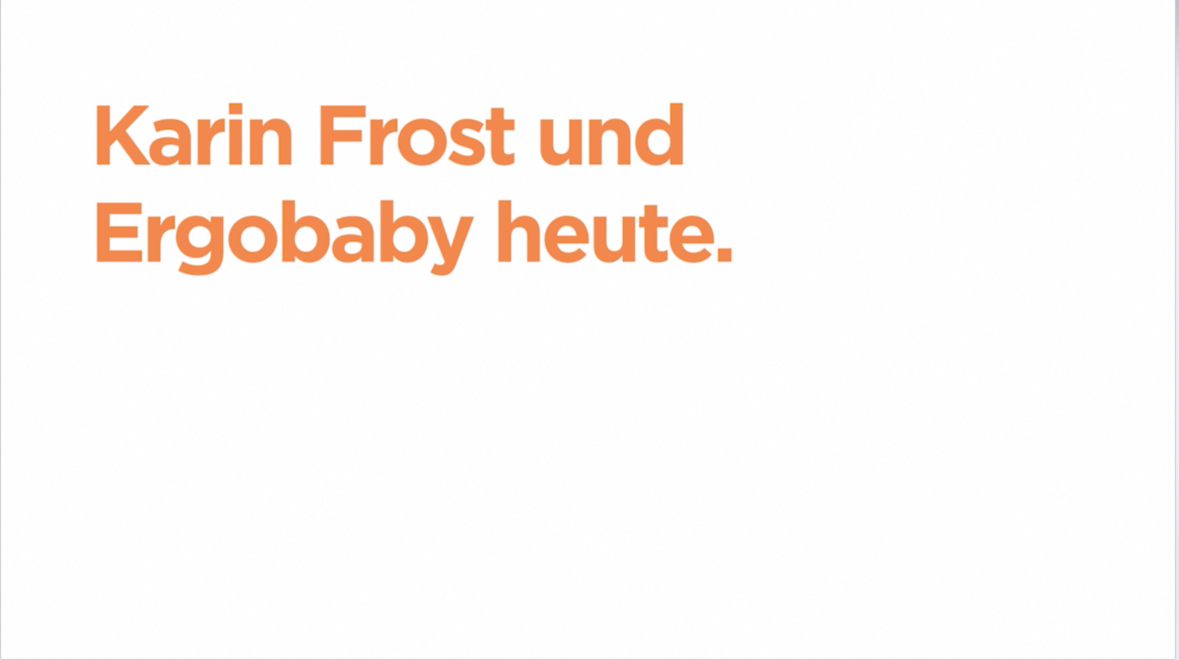 karin frost ergobaby